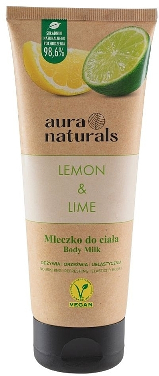 Lemon & Lime Body Milk - Aura Naturals Lemon & Lime Body Milk — photo N1