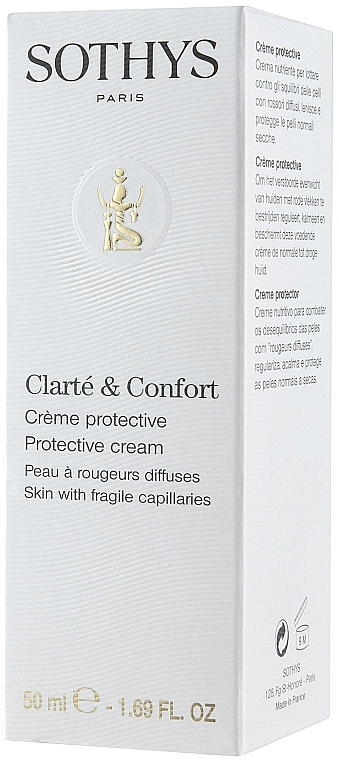 Protective Cream for Sensitive & Couperose-Prone Skin - Sothys Clarte and Confort  — photo N3