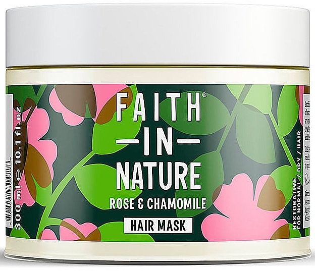 Repair Hair Mask - Faith In Nature Rose & Chamomile Hair Mask — photo N1