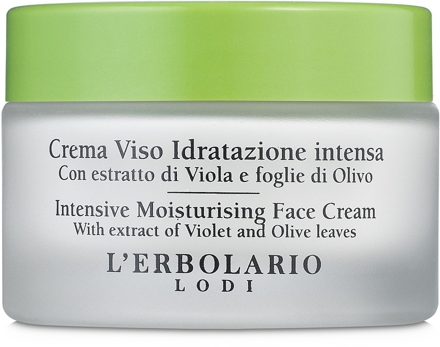 Intensive Hydration Cream with Violet & Olive Tree Leaf Extract - L'erbolario Crema Viso Idratazione intensa — photo N2