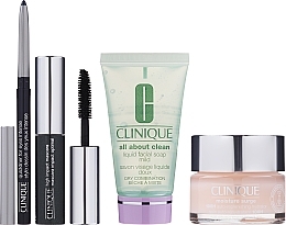 Fragrances, Perfumes, Cosmetics Clinique Best Of Clinique Set - Clinique Best Of Clinique Set (mascara/3,5ml + eye/pencil/0.14g + gel/30ml + soap/30ml)