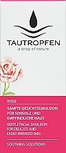 Fragrances, Perfumes, Cosmetics Gentle Emulsion for Sensitive Skin - Tautropfen Rose Gentle Facial Emulsion