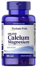 Fragrances, Perfumes, Cosmetics Supplement 'Chelated Calcium and Magnesium' - Puritan's Pride Calcium Magnesium Chelated