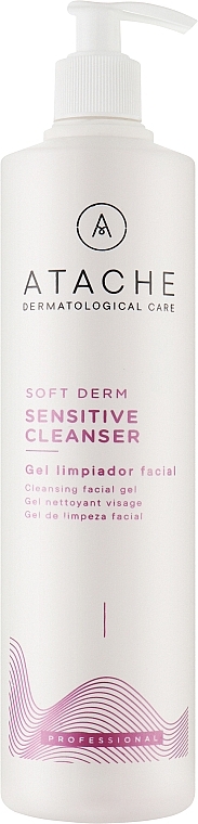 Cleansing Gel for Sensitive Skin - Atache Soft Derm Sensitive Cleanser — photo N3