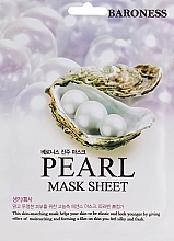 Fragrances, Perfumes, Cosmetics Pearl Extract Sheet Mask - Beauadd Baroness Mask Sheet Pearl