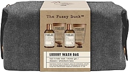 Set, 5 products - Baylis & Harding The Fuzzy Duck Bergamot, Hemp & Sandalwood Luxury Wash Bag Gift Set — photo N1
