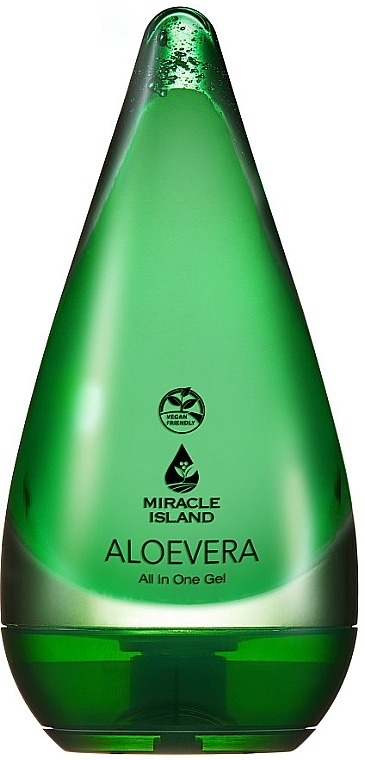 Face & Body Gel "Aloe Vera" - Miracle Island Aloevera 99% All In One Gel — photo N1