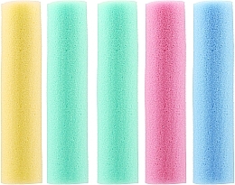 Fragrances, Perfumes, Cosmetics Foam Curlers, 5 pcs, multicolor 2 - Inter-Vion