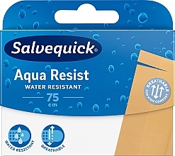 Water-Resistant Plasters, 75 cm - Salvequick Aqua Resist — photo N1