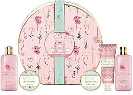 Fragrances, Perfumes, Cosmetics Set, 5 products - Baylis & Harding Royale Garden Rose, Poppy & Vanilla Luxury Hat Box Gift Set