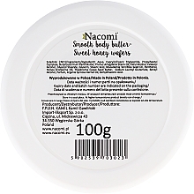 Body Butter "Sweet Honey Wafers" - Nacomi Smooth Body Butter Sweet Honey Wafers — photo N2
