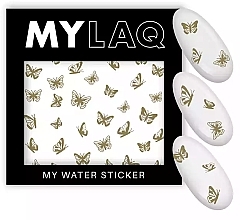 Fragrances, Perfumes, Cosmetics My Gold Butterfly Nail Sticker - MylaQ My Water Sticker