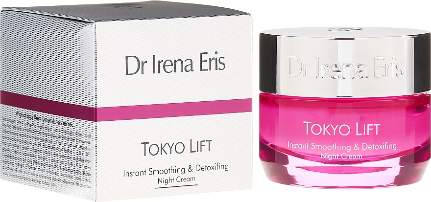 Smoothing Facial Night Cream - Dr Irena Eris Tokyo Lift Instant Smoothing & Detoxifing Night Cream — photo N1