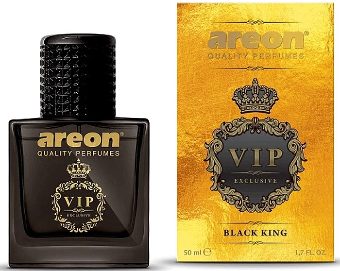 車用芳香剤スプレー - Areon VIP Black King Car Perfume — photo N1