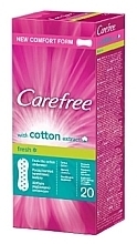 Fragrances, Perfumes, Cosmetics Hygienic Daily Liners, 20 pcs - Carefree Cotton Fresh