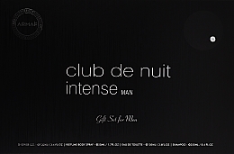 Fragrances, Perfumes, Cosmetics Armaf Club De Nuit Intense Man - Set (edt/105ml + deo/spray/50ml + sh/gel/100ml + sh/250ml)