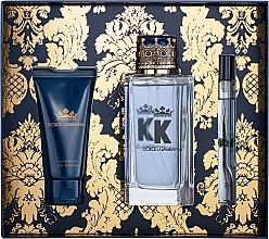 Dolce&Gabbana K by Dolce&Gabbana - Set (edt/100ml + sh/gel/50ml + edt/mini/10ml) — photo N1