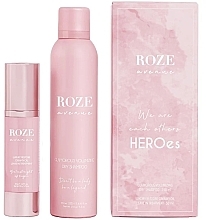 Fragrances, Perfumes, Cosmetics Set - Roze Avenue Heroes (dry/shmp/250ml + cr/oil/50ml)