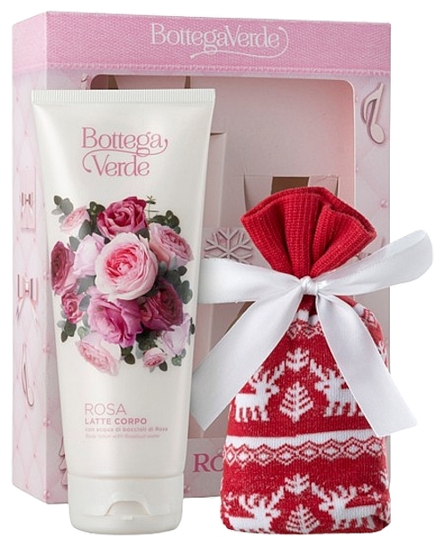 Bottega Verde Rosa - Set (b/lot/200ml + socks/2pcs) — photo N1