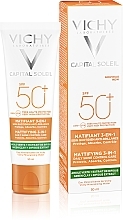Fragrances, Perfumes, Cosmetics Sun Cream - Vichy Capital Soleil Mattifying 3-in-1 SPF50