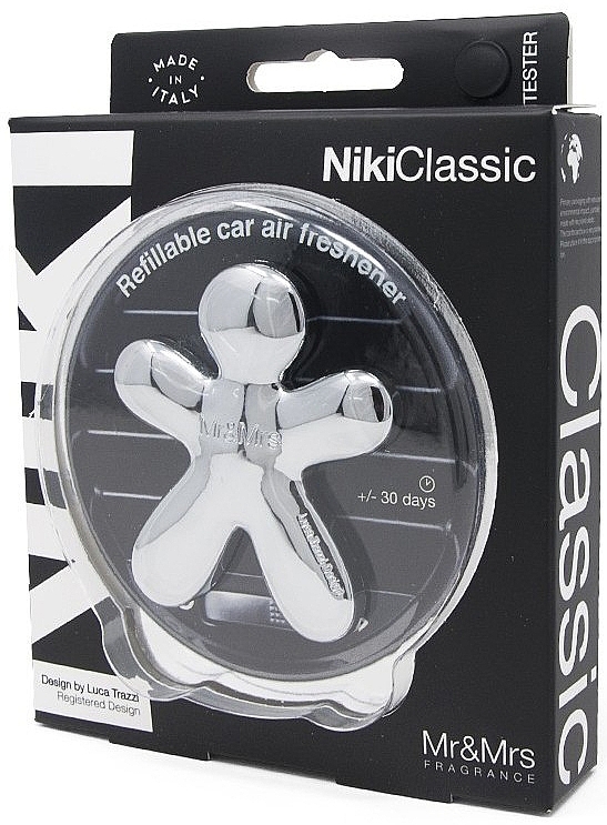 Car Air Freshener - Mr&Mrs Niki Classic Chrome Silver Pure — photo N4