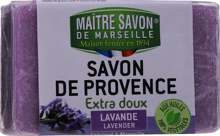 Lavender Soap - Maitre Savon De Marseille Savon De Provence Lavender Soap Bar — photo N1