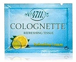 Maurer & Wirtz 4711 Remix Cologne Fresh Lemon - Perfumed Wipe — photo N1