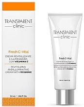 Fragrances, Perfumes, Cosmetics Face Cream - Transparent Clinic Fresh C-Vital