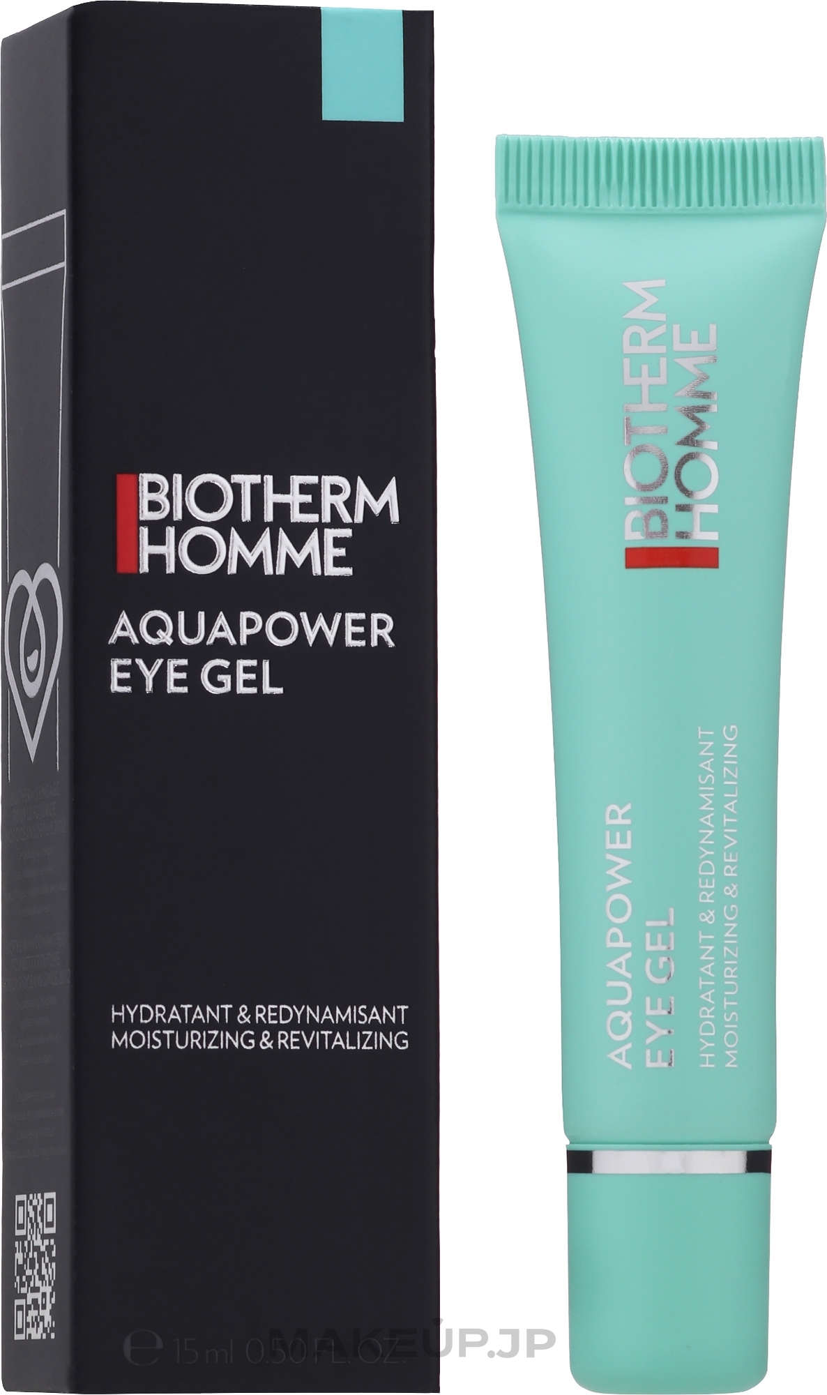 Refreshing Eye Gel - Biotherm Homme Aquapower Eye Gel — photo 15 ml
