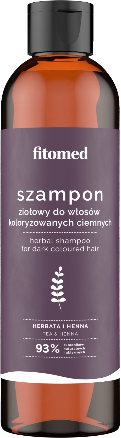 Dark Hair Shampoo - Fitomed Herbal Shampoo Dark — photo 250 g