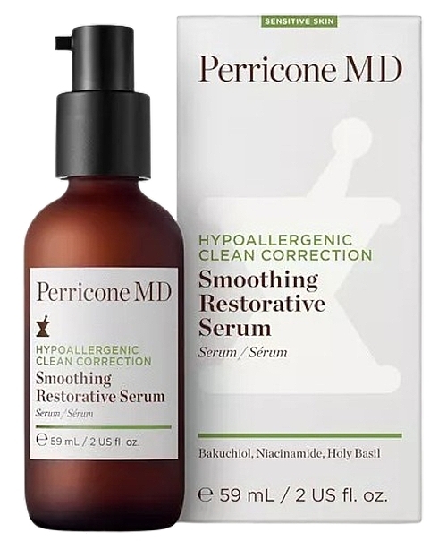Smoothing Face Serum - Perricone MD Hypoallergenic Clean Correction Smoothing Restorative Serum — photo N1