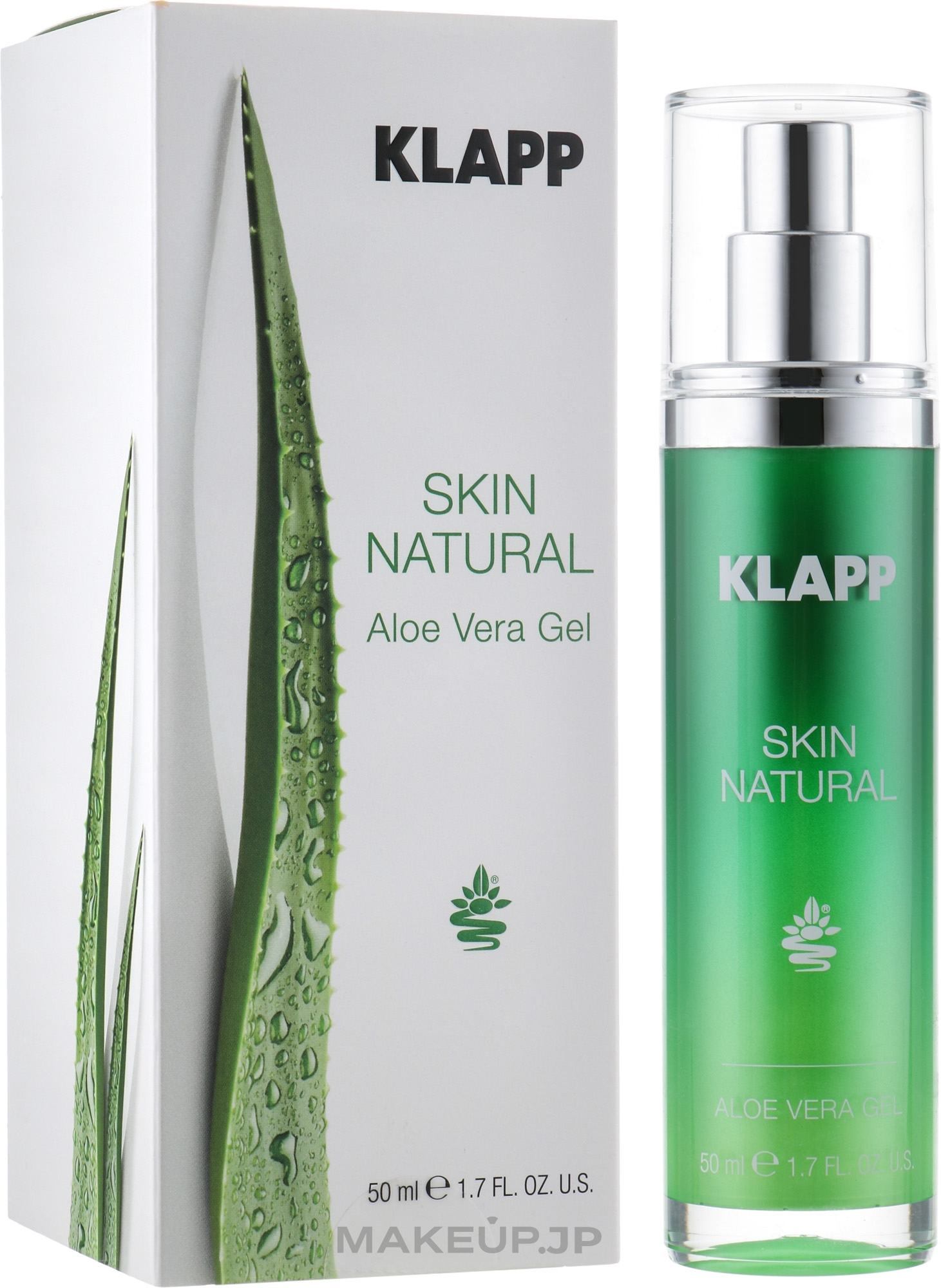 Face Gel - Klapp Skin Natural Aloe Vera Gel — photo 50 ml