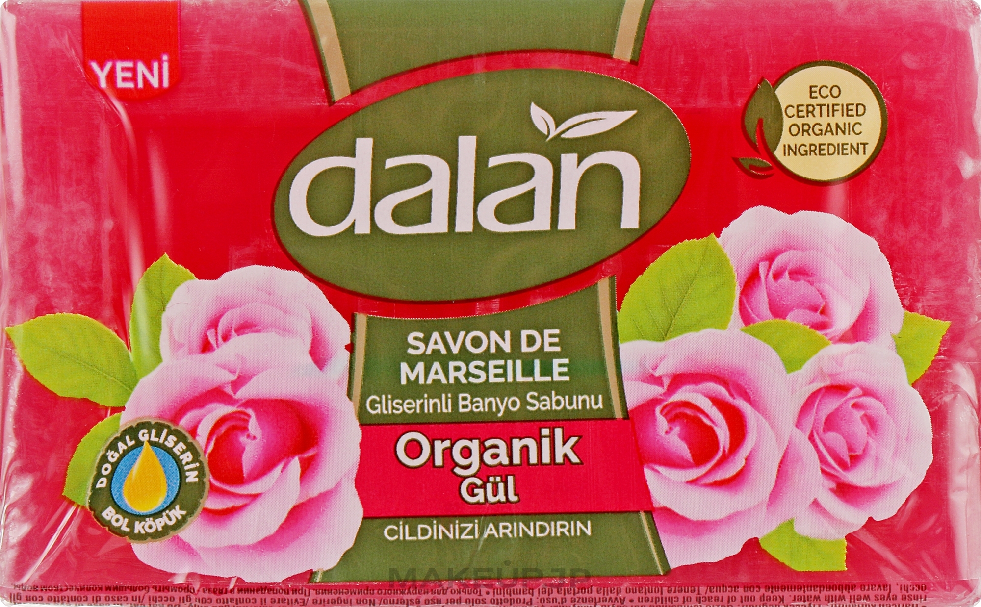 Rose Glycerin Soap - Dalan Savon De Marseille Glycerine Soap Organic Rose — photo 150 g