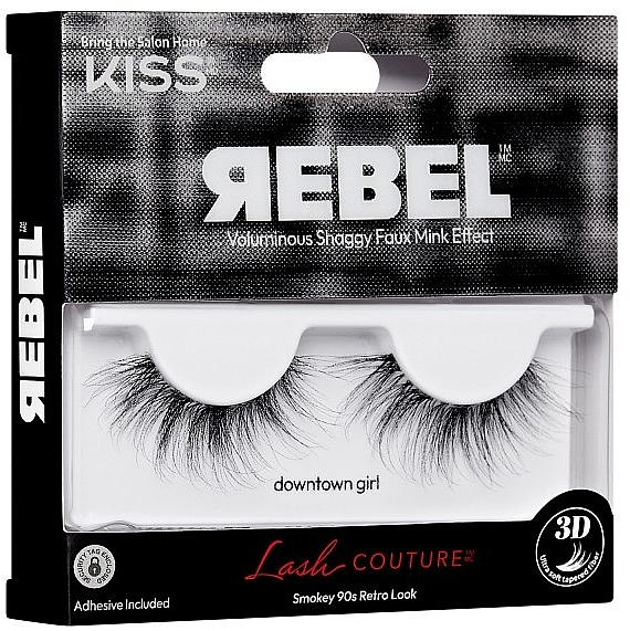 False Eyelashes - Kiss Lash Couture Rebel Downtown Girl — photo N1