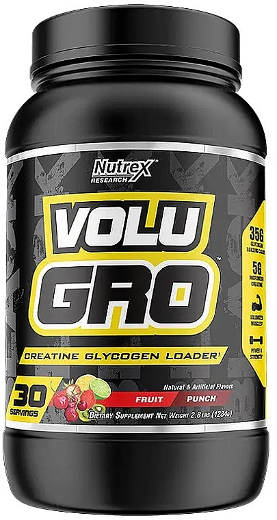 Creatine Food Supplement 'Fruit Punch' - Nutrex Research Volu Gro Fruit Punch — photo N1