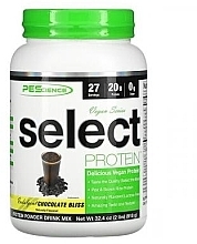 Dietary Supplement "Protein", chocolate flavor - PEScience Vegan Series Select Protein Chocolate Bliss — photo N1