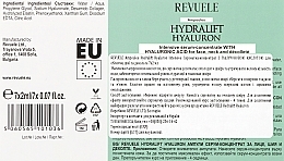 Hyaluronic Acid Serum-Concentrate in Ampoules - Revuele Hydralift Hyaluron Anti-Wrinkle Treatment — photo N3