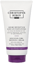 Fragrances, Perfumes, Cosmetics Chia Seed Oil Cream for Curly Hair - Christophe Robin Luscious Curl Defining Cream With Chia Seed Oil