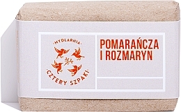 Fragrances, Perfumes, Cosmetics Natural Soap "Orange & Rosemary" - Cztery Szpaki Orange & Rosemary Soap