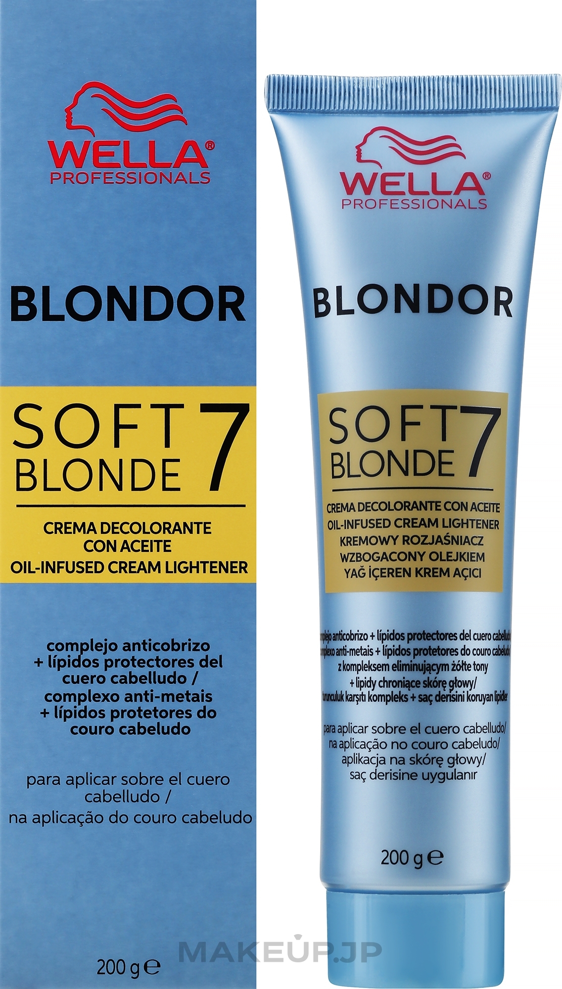 Oil-Based Lightening Cream - Wella Professionals Blondor Soft Blonde Cream  — photo 200 g