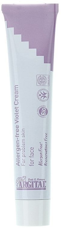 Allergen-Free Violet Face Cream - Argital Allergen-free Violet cream for face — photo N1