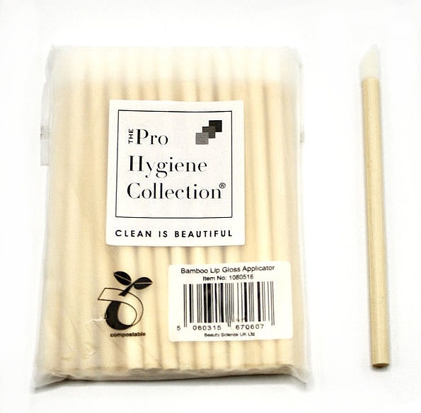 Disposable Bamboo Lip Gloss Applicator - The Pro Hygiene Collection — photo N1