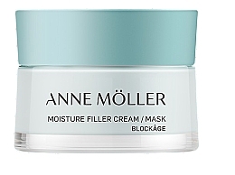 Fragrances, Perfumes, Cosmetics Moisturizing Face Cream Mask - Anne Moller Blockage Moisture Filler Cream-Mask