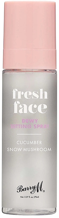 Makeup Setting Spray - Barry M Fresh Face Dewy Setting Spray Cucumber & Snow Mushroom — photo N1