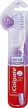 Toothbrush, soft, purple - Colgate Slim Soft White 0.01 mm — photo N1