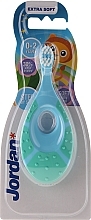 Fragrances, Perfumes, Cosmetics Kids Toothbrush Step 3 (6-9), 0-2 years, turquoise blue - Jordan Step By Step Soft