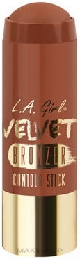 Bronzer - L.A. Girl Velvet Contour Bronzer Stick — photo Brazen