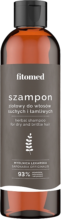 Dry and Normal Hair Shampoo - Fitomed Herbal Shampoo For Dry And Normal Hair — photo N1