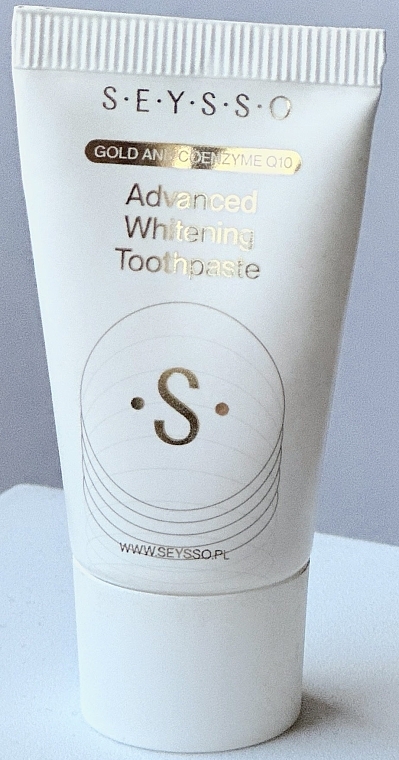GIFT! Whitening Toothpaste with Gold Particles - Seysoo Gold And Coenzyme Q10 Advance Whitening Toothpaste — photo N1
