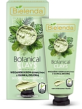 Fragrances, Perfumes, Cosmetics Green Clay Face Cream - Bielenda Botanical Clays Vegan Day Night Cream Green Clay